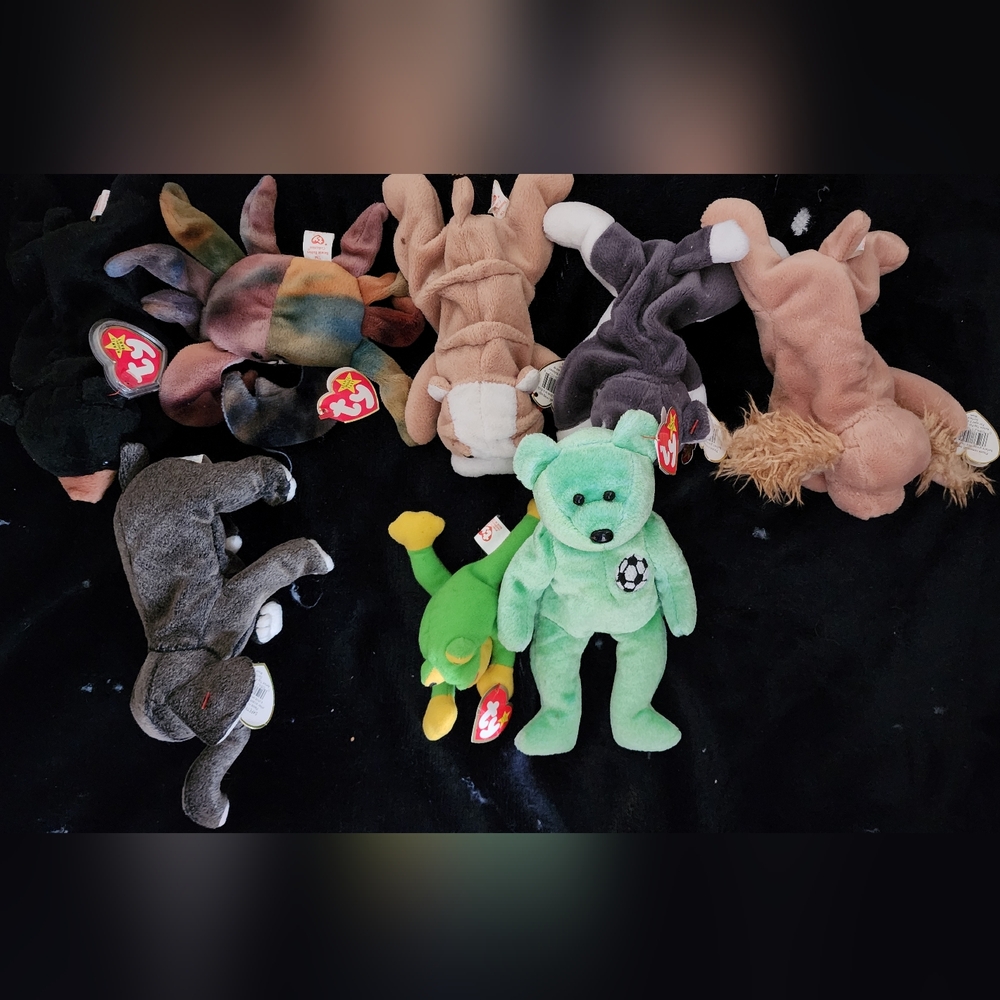 Ty Green Stuffed Animal Collection